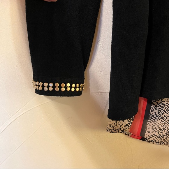 NWT! Style & Co “Dotty Fab” Black Crewneck Sweater - Size Petite Large - Picture 4 of 7